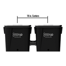 Load image into Gallery viewer, Under Current ® Double Barrel Recirculating Deep Water Culture (RDWC) Hydroponic System, 4-Row