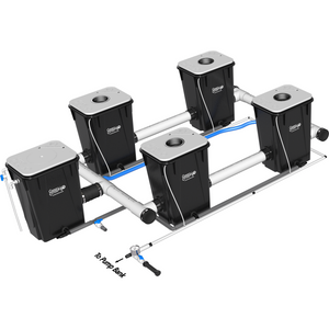 Under Current(R) Recirculating Deep Water Culture (RDWC) Hydroponic System, XXL13 2-Row