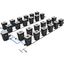 Load image into Gallery viewer, Under Current(R) Double Barrel Recirculating Deep Water Culture (RDWC) Hydroponic System, XL13 4-Row