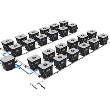 Load image into Gallery viewer, Under Current(R) Double Barrel Recirculating Deep Water Culture (RDWC) Hydroponic System, 4-Row