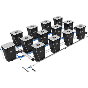 Under Current(R) Evolution Recirculating Deep Water Culture (RDWC) Hydroponic System, XL13 3-Row