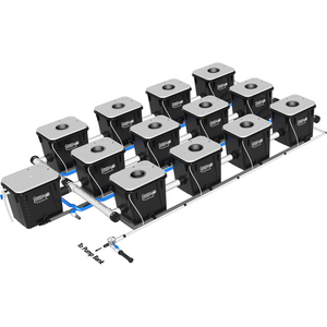 Under Current(R) Evolution Recirculating Deep Water Culture (RDWC) Hydroponic System, XL 3-Row