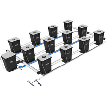 Load image into Gallery viewer, Under Current(R) Recirculating Deep Water Culture (RDWC) Hydroponic System, XXL13 3-Row