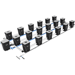 Under Current(R) Recirculating Deep Water Culture (RDWC) Hydroponic System, XXL13 3-Row