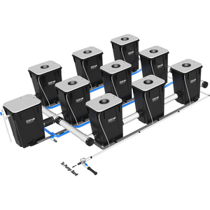 Under Current(R) Evolution Recirculating Deep Water Culture (RDWC) Hydroponic System, XL13 3-Row