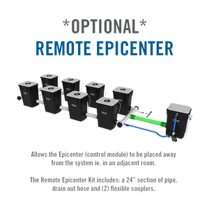 Under Current ® Double Barrel Recirculating Deep Water Culture (RDWC) Hydroponic System, XL13 4-Row